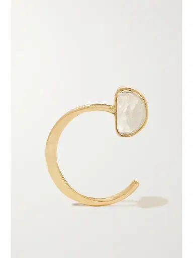 Melissa Joy Manning 14-karat Recycled Gold Moonstone Earrings | Thumbnail 3 Melissa Joy Manning 14-karat Recycled Gold Moonstone Earrings | Thumbnail 3