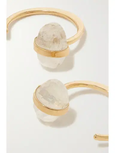 Melissa Joy Manning 14-karat Recycled Gold Moonstone Earrings | Thumbnail 5 Melissa Joy Manning 14-karat Recycled Gold Moonstone Earrings | Thumbnail 5