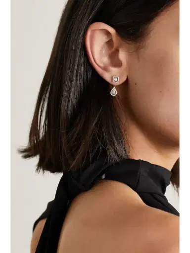 Messika My Twin Toi & Moi 18-karat Gold Diamond Earrings | Thumbnail 2 Messika My Twin Toi & Moi 18-karat Gold Diamond Earrings | Thumbnail 2