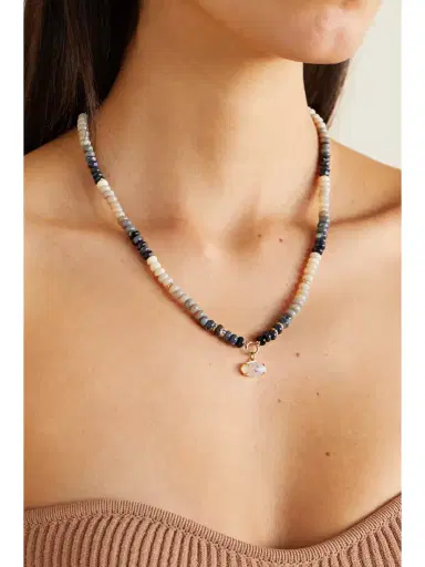 Sydney Evan 14-karat Gold Multi-stone Necklace | Thumbnail 2 Sydney Evan 14-karat Gold Multi-stone Necklace | Thumbnail 2