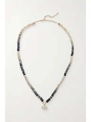 Sydney Evan 14-karat Gold Multi-stone Necklace | Thumbnail 4 Sydney Evan 14-karat Gold Multi-stone Necklace | Thumbnail 4