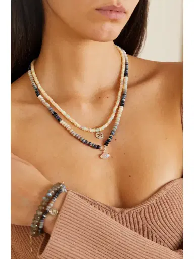 Sydney Evan 14-karat Gold Multi-stone Necklace | Thumbnail 5 Sydney Evan 14-karat Gold Multi-stone Necklace | Thumbnail 5