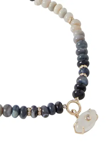 Sydney Evan 14-karat Gold Multi-stone Necklace | Thumbnail 1 Sydney Evan 14-karat Gold Multi-stone Necklace | Thumbnail 1