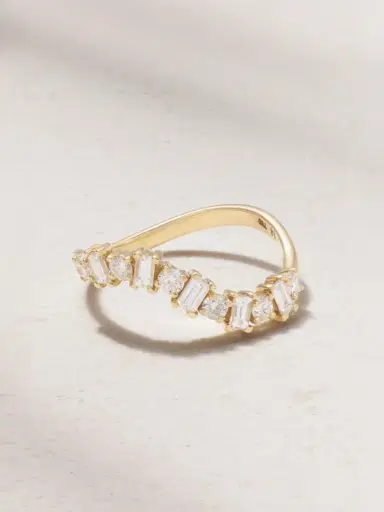 Ileana Makri Wave 18-karat White Gold Diamond Ring | Thumbnail 2 Ileana Makri Wave 18-karat White Gold Diamond Ring | Thumbnail 2