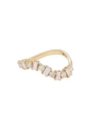 Ileana Makri Wave 18-karat White Gold Diamond Ring | Thumbnail 1 Ileana Makri Wave 18-karat White Gold Diamond Ring | Thumbnail 1