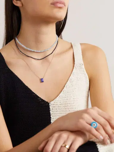 Mateo 14-karat Gold Sapphire Necklace | Thumbnail 5 Mateo 14-karat Gold Sapphire Necklace | Thumbnail 5