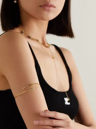 Diane Kordas 9-karat Gold Diamond Arm Cuff | Thumbnail 4 Diane Kordas 9-karat Gold Diamond Arm Cuff | Thumbnail 4