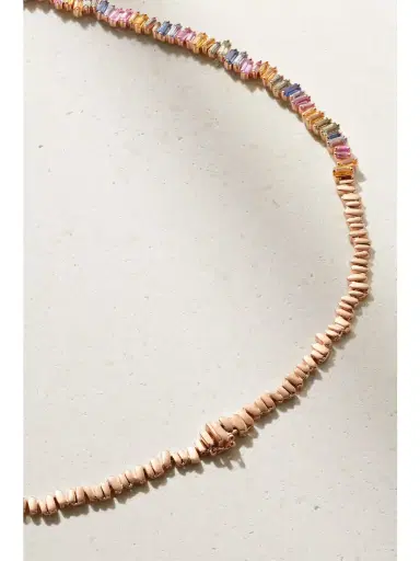 Suzanne Kalan 18-karat Rose Gold Sapphire Necklace | Thumbnail 3 Suzanne Kalan 18-karat Rose Gold Sapphire Necklace | Thumbnail 3