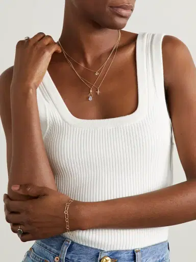 Melissa Joy Manning X Marks The Spot 14-karat Recycled Gold Necklace | Thumbnail 5 Melissa Joy Manning X Marks The Spot 14-karat Recycled Gold Necklace | Thumbnail 5