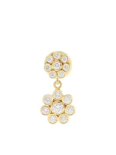Sophie Bille Brahe Bellis Deux 18-karat Gold Diamond Single Earring | Thumbnail 1 Sophie Bille Brahe Bellis Deux 18-karat Gold Diamond Single Earring | Thumbnail 1