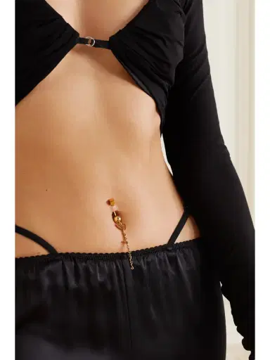 Jacquemus Signature -tone Navel Piercing - One size | Thumbnail 2 Jacquemus Signature -tone Navel Piercing - One size | Thumbnail 2