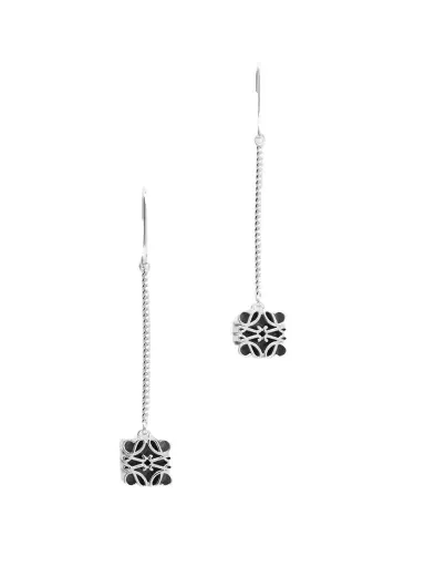Loewe Anagram Sterling Silver Earrings | Thumbnail 1 Loewe Anagram Sterling Silver Earrings | Thumbnail 1