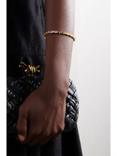 Suzanne Kalan 18-karat Gold, Diamond And Sapphire Cuff | Thumbnail 2 Suzanne Kalan 18-karat Gold, Diamond And Sapphire Cuff | Thumbnail 2
