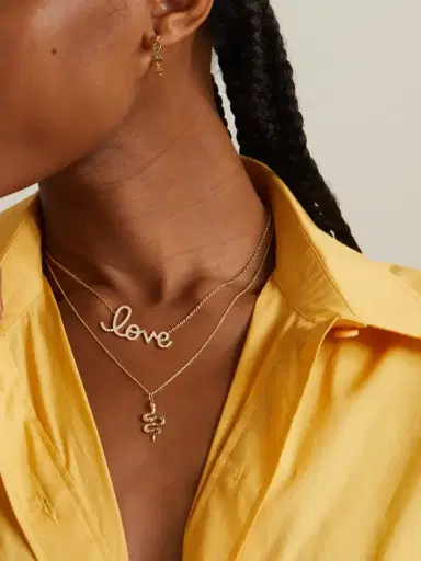 Sydney Evan Big Love 14-karat Gold Diamond Necklace | Thumbnail 5 Sydney Evan Big Love 14-karat Gold Diamond Necklace | Thumbnail 5
