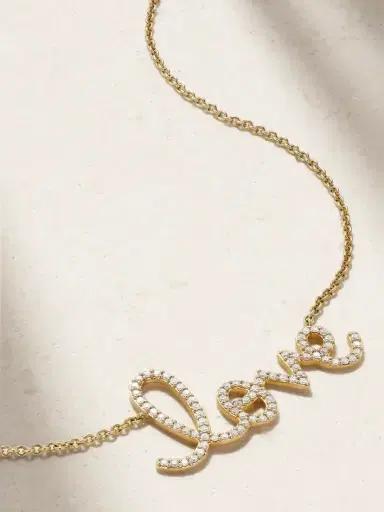 Sydney Evan Big Love 14-karat Gold Diamond Necklace | Thumbnail 1 Sydney Evan Big Love 14-karat Gold Diamond Necklace | Thumbnail 1
