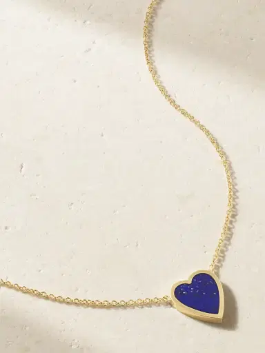 Jennifer Meyer Mini Heart 18-karat Gold Lapis Lazuli Necklace | Thumbnail 1 Jennifer Meyer Mini Heart 18-karat Gold Lapis Lazuli Necklace | Thumbnail 1
