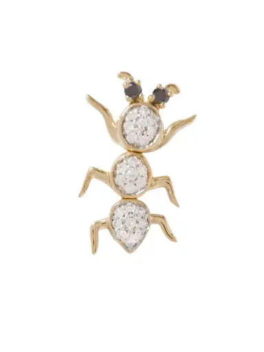 Yvonne Léon 9-karat Gold Diamond Single Earring | Thumbnail 1 Yvonne Léon 9-karat Gold Diamond Single Earring | Thumbnail 1