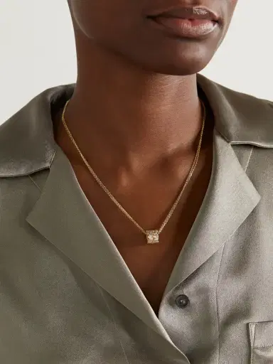 Suzanne Kalan 18-karat Gold Diamond Necklace | Thumbnail 2 Suzanne Kalan 18-karat Gold Diamond Necklace | Thumbnail 2