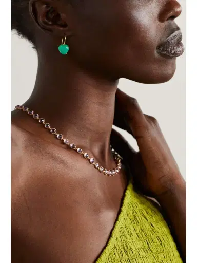 Irene Neuwirth Love 18-karat Gold Chrysoprase Earrings | Thumbnail 4 Irene Neuwirth Love 18-karat Gold Chrysoprase Earrings | Thumbnail 4