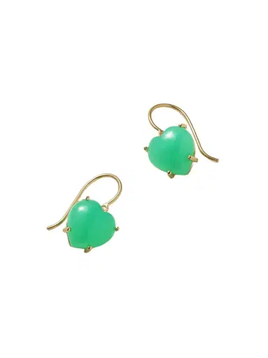 Irene Neuwirth Love 18-karat Gold Chrysoprase Earrings | Thumbnail 1 Irene Neuwirth Love 18-karat Gold Chrysoprase Earrings | Thumbnail 1