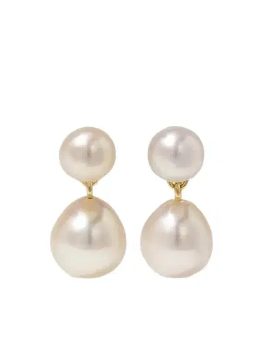 Mizuki 14-karat Gold Pearl Earrings | Thumbnail 1 Mizuki 14-karat Gold Pearl Earrings | Thumbnail 1