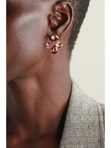 Irene Neuwirth Gemmy Gem 18-karat Rose Gold Tourmaline Earrings | Thumbnail 2 Irene Neuwirth Gemmy Gem 18-karat Rose Gold Tourmaline Earrings | Thumbnail 2
