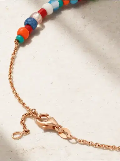 Diane Kordas 14-karat Rose Gold, Enamel And Diamond Anklet | Thumbnail 3 Diane Kordas 14-karat Rose Gold, Enamel And Diamond Anklet | Thumbnail 3