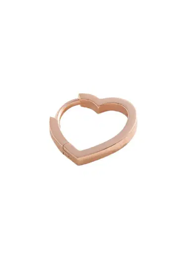 Repossi Antifer Heart Small 18-karat Rose Gold Single Earring | Thumbnail 1 Repossi Antifer Heart Small 18-karat Rose Gold Single Earring | Thumbnail 1