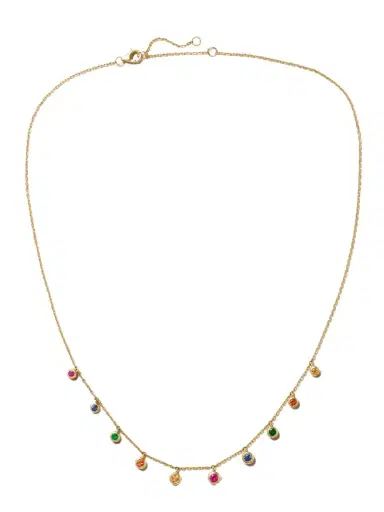 Roxanne First 14-karat Gold Sapphire Necklace | Thumbnail 1 Roxanne First 14-karat Gold Sapphire Necklace | Thumbnail 1