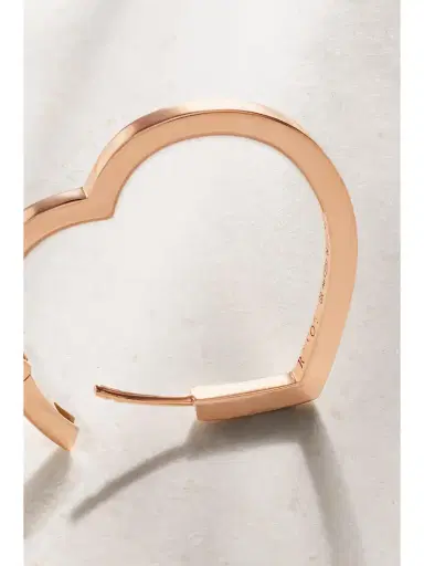 Repossi Antifer Heart Large 18-karat Rose Gold Single Earring | Thumbnail 4 Repossi Antifer Heart Large 18-karat Rose Gold Single Earring | Thumbnail 4
