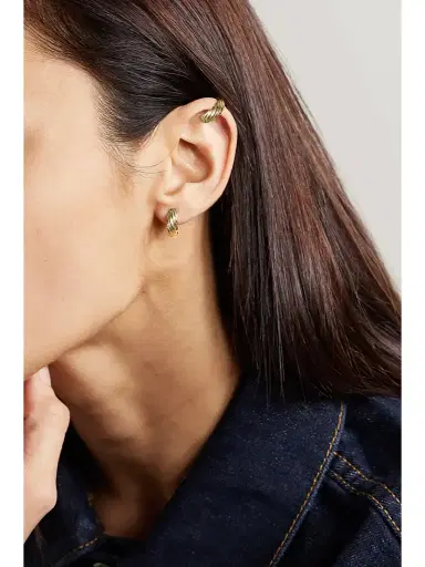 Loren Stewart + Net Sustain Lanyard 14-karat Recycled Gold Ear Cuff | Thumbnail 4 Loren Stewart + Net Sustain Lanyard 14-karat Recycled Gold Ear Cuff | Thumbnail 4