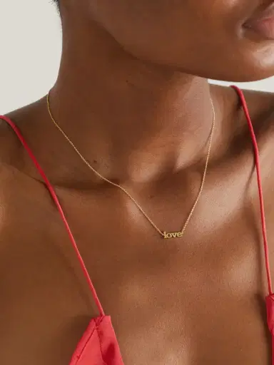 Jennifer Meyer Love 18-karat Gold Necklace | Thumbnail 2 Jennifer Meyer Love 18-karat Gold Necklace | Thumbnail 2