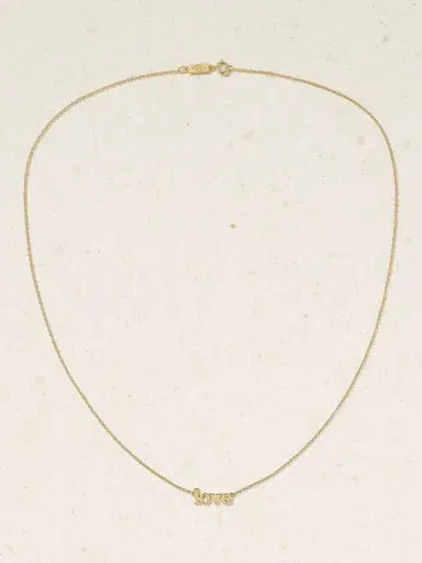 Jennifer Meyer Love 18-karat Gold Necklace | Thumbnail 4 Jennifer Meyer Love 18-karat Gold Necklace | Thumbnail 4