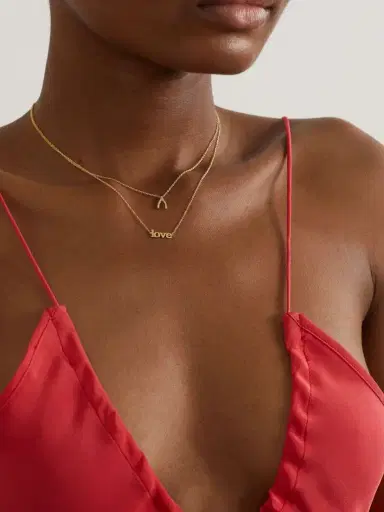 Jennifer Meyer Love 18-karat Gold Necklace | Thumbnail 5 Jennifer Meyer Love 18-karat Gold Necklace | Thumbnail 5