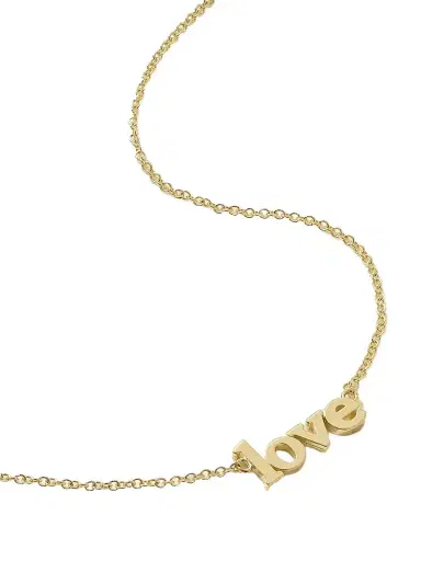 Jennifer Meyer Love 18-karat Gold Necklace | Thumbnail 1 Jennifer Meyer Love 18-karat Gold Necklace | Thumbnail 1