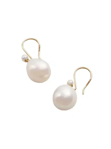 Mizuki 14-karat Gold Pearl Earrings | Thumbnail 1 Mizuki 14-karat Gold Pearl Earrings | Thumbnail 1