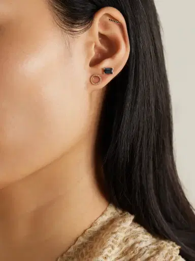 Melissa Joy Manning 14-karat Recycled Gold Diamond Earrings | Thumbnail 4 Melissa Joy Manning 14-karat Recycled Gold Diamond Earrings | Thumbnail 4