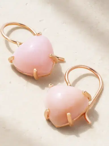 Irene Neuwirth Love 18-karat Rose Gold Opal Earrings | Thumbnail 3 Irene Neuwirth Love 18-karat Rose Gold Opal Earrings | Thumbnail 3