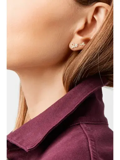 Sydney Evan Love 14-karat Gold Diamond Earrings | Thumbnail 2 Sydney Evan Love 14-karat Gold Diamond Earrings | Thumbnail 2