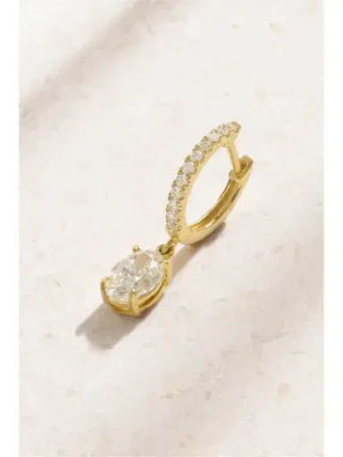 Anita Ko 18-karat Gold Diamond Single Earring | Thumbnail 1 Anita Ko 18-karat Gold Diamond Single Earring | Thumbnail 1