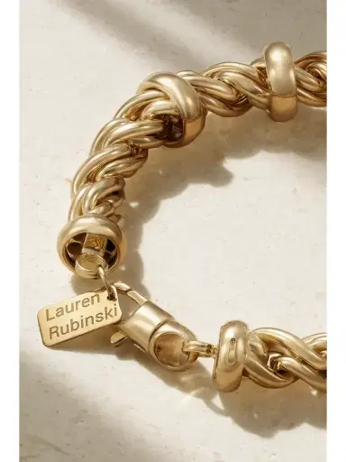 Lauren Rubinski Medium 14-karat Gold Bracelet | Thumbnail 3 Lauren Rubinski Medium 14-karat Gold Bracelet | Thumbnail 3