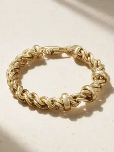 Lauren Rubinski Medium 14-karat Gold Bracelet | Thumbnail 1 Lauren Rubinski Medium 14-karat Gold Bracelet | Thumbnail 1