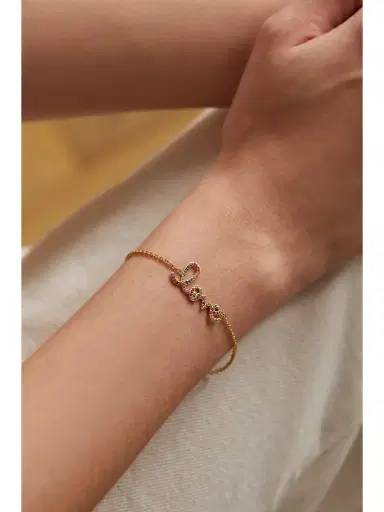 Sydney Evan Medium Love 14-karat Gold Multi-stone Bracelet | Thumbnail 2 Sydney Evan Medium Love 14-karat Gold Multi-stone Bracelet | Thumbnail 2