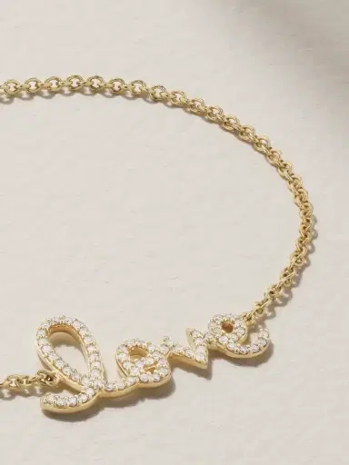 Sydney Evan Love Medium 14-karat Gold Diamond Bracelet | Thumbnail 4 Sydney Evan Love Medium 14-karat Gold Diamond Bracelet | Thumbnail 4