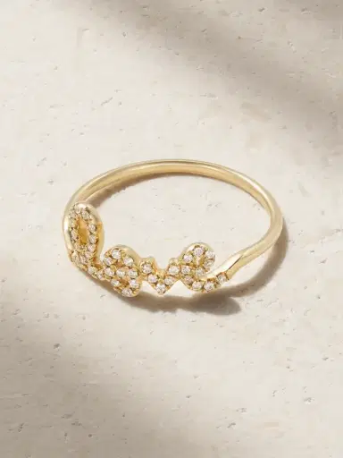 Sydney Evan Love 14-karat Gold Diamond Ring - 7 | Thumbnail 1 Sydney Evan Love 14-karat Gold Diamond Ring - 7 | Thumbnail 1