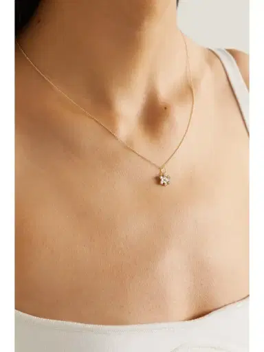 Sydney Evan Small Eye 14-karat Gold Diamond Necklace | Thumbnail 2 Sydney Evan Small Eye 14-karat Gold Diamond Necklace | Thumbnail 2