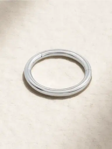 MARIA TASH 8mm 14-karat Gold Hoop Earring | Thumbnail 3 MARIA TASH 8mm 14-karat Gold Hoop Earring | Thumbnail 3