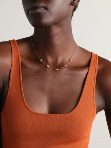 L’Atelier Nawbar Atoms 18-karat Gold, Enamel And Diamond Necklace | Thumbnail 2 L’Atelier Nawbar Atoms 18-karat Gold, Enamel And Diamond Necklace | Thumbnail 2