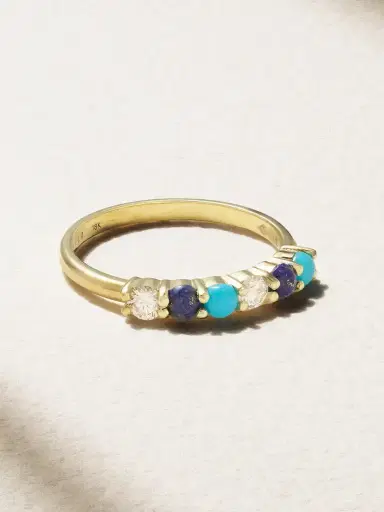 Jennifer Meyer 18-karat Gold Multi-stone Ring | Thumbnail 1 Jennifer Meyer 18-karat Gold Multi-stone Ring | Thumbnail 1