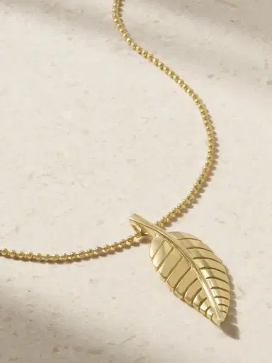 Jennifer Meyer Small Leaf 18-karat Gold Necklace | Thumbnail 1 Jennifer Meyer Small Leaf 18-karat Gold Necklace | Thumbnail 1